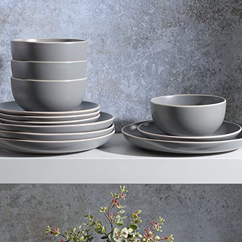 Gibson Home Rockaway Dinnerware Set-12-Piece Gibson Home Rockaway Dinnerware Set-12-Piece